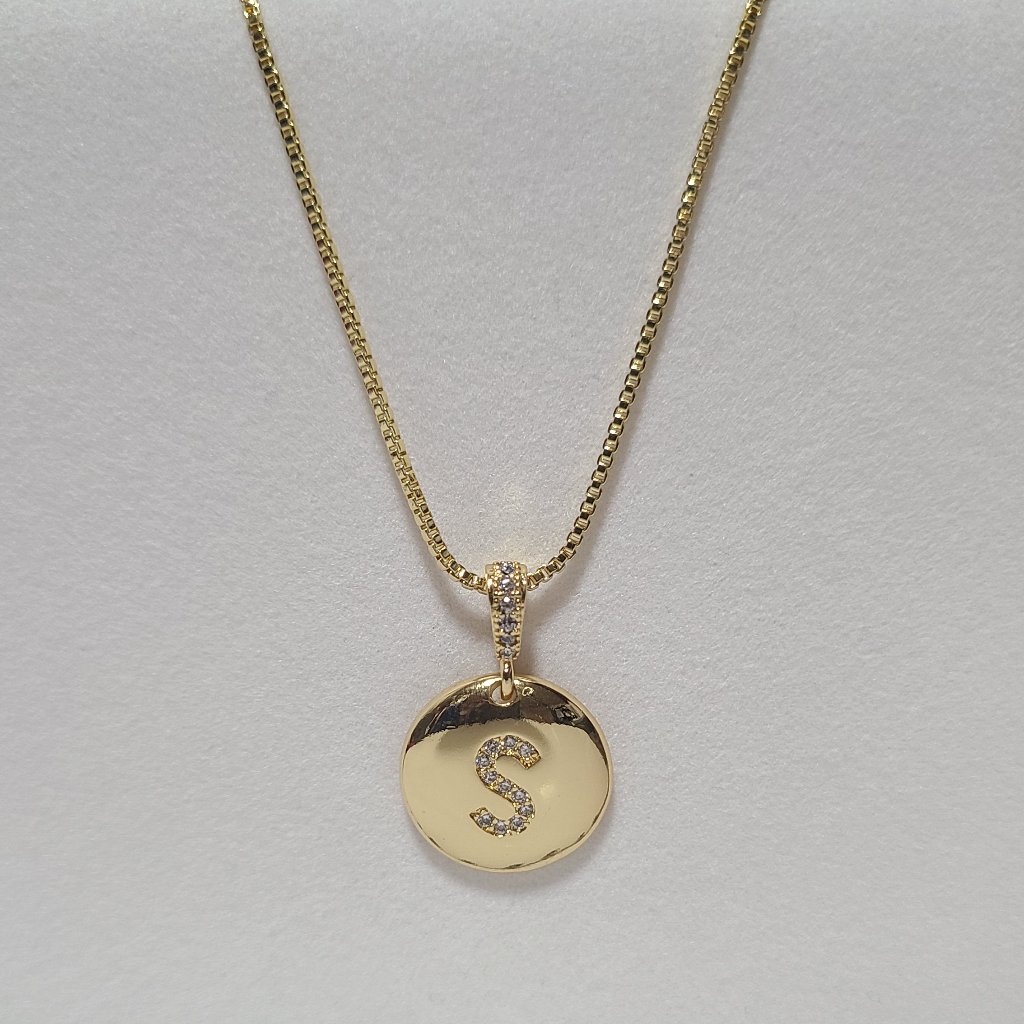 Stainless Steel S Necklace 15$
